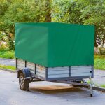 Bche tanche de protection pour remorque 500 g / m vert 3 x 3 m