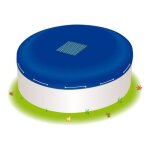 Bche grise pour piscine ronde 140g / m2 bche  620 m pour piscine  540m
