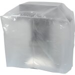 Bache de protection pour barbecue 90cm - ribiland - plastique - noir