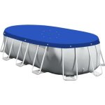Bâche de protection réversible 4 saisons pour piscine hors sol - ovale 366 x 610 m - 150 gsm - bleu et ... Bâche de protection réversible 4 saisons pour piscine hors sol - ovale 366 x 610 m - 150 gsm - bleu et ...