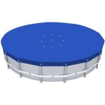 Bâche de protection réversible 4 saisons pour piscine hors sol - ronde 488 m - 150 gsm - bleu et gris ... Bâche de protection réversible 4 saisons pour piscine hors sol - ronde 488 m - 150 gsm - bleu et gris ...