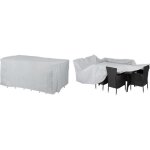 B�che de protection pour salon de jardin 8 + 1 kingsleeve - oxford 420d r�sistant aux intemp�ries