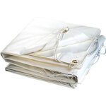 Terre jardin b�che de protection luxe 2 x 3 m - pvc 300 g / m� 4 cordelettes et ?illets m�talliques