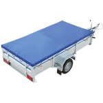 Bche de remorque bche en caoutchouc pour remorque 257 x 134 x 5 cm bche plate pour remorque