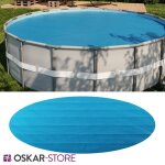 Bche solaire piscine ronde oskar 549 cm 400  bche solaire my chauffage piscine