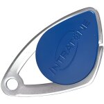 Badge rfid intratone 08 - 0103 badge �lectronique mifare - bleu.
