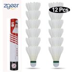 Badminton volants 12pcs goose plumes volants �curie et durable sports dentra�nement balles de badminton ...