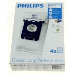 Sacs aspirateur - philips - s - bag - long performance - 4 pièces - compatible avec plusieurs modèles ... Sacs aspirateur - philips - s - bag - long performance - 4 pièces - compatible avec plusieurs modèles ...