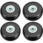 Bagages roues de rechange pour trolley chariot valise 4 pi�ces 50mm caoutchouc m�tal kit roulements pivotants ...
