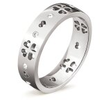 Bague en acier inoxydable - folli follie - 3r14f014c - argent� - taille 56 - femme