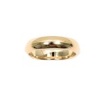 Bague alliance plaqué or 750 / 000 (18 carats) - homme / femme - largeur 5 mm - poids 36 grs Bague alliance plaqué or 750 / 000 (18 carats) - homme / femme - largeur 5 mm - poids 36 grs