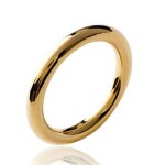Bague alliance ronde lisse plaqué or 18carats 750 / 000 - bijouxia - femme - doré Bague alliance ronde lisse plaqué or 18carats 750 / 000 - bijouxia - femme - doré