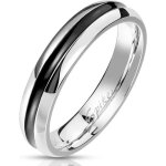 Bague anneau mixte en acier plaqu noir 4mm - marque - caractristique 1 - caractristique 2 - caractristique ...
