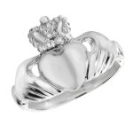Bague - argent fin 925 - claddagh femme - taille 49  63 - 5. 4  5. 5 grammes