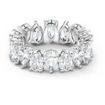 Bague - bijoux fantaisie argent - swarovski - 5689471