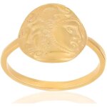 Bague - bijouxia - pièce médaille motif Égyptien - plaqué or 18k - diamètre 13 cm Bague - bijouxia - pièce médaille motif Égyptien - plaqué or 18k - diamètre 13 cm