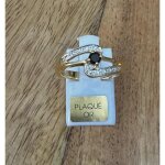 Bague - bijouxia - saphir - plaqu� or 18 carats - femme
