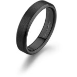 Bague - brosway - bik36b - acier 316l - pvd gun metal - noir