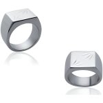 Bague chevalière homme en acier inoxydable - bijouxia - t54 à 68 - joaillerie Bague chevalière homme en acier inoxydable - bijouxia - t54 à 68 - joaillerie