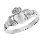 Bague claddagh femme argent fin 925 42389