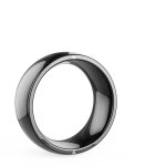 Bague connect�e nfc id ic smart ring bijou high tech android ios noir 70 mm yonis