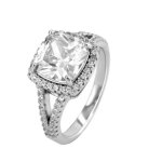 Bague - di giorgio - spirit - argent 925 - rhodium - taille 50