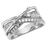 Bague eds jewels femme argent fin 925 oxyde de zirconium 43313