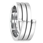 Bague - esprit - esrg - 10593. a. 18 - acier - oxyde de zirconium - femme