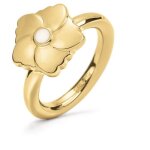 Bague - folli follie - 3r19t010yw - 52 - acier inoxydable - dor - femme
