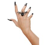 Bague gothique chauve - souris widmann - halloween adulte horreur - noir Bague gothique chauve - souris widmann - halloween adulte horreur - noir