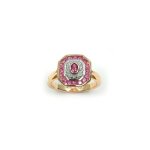 Bague marquise zirconium plaqu or 750 / 000(18 carats)garanti sans nickel