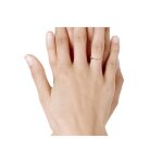 Bague plaqu� or amandes ajour�es - les poulettes - anneau simple - plaqu� or - adulte - dor� - femme