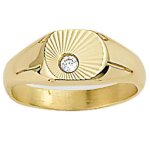 Chevalire plaqu or karl [m5026]