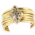 Bague plaqu� or semainier sissi - les tresors de lily - l9521 - dor� - femme - oxyde de zirconium