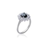 Bague saphir vritable - bijouxia - marquise - argent massif 925 / 1000 - femme - tailles disponibles ...