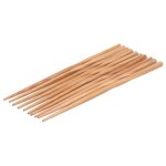 Baguettes en bambou cologiques - vvikizy - torsades - blanc - originalit