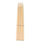 Baguettes de batterie - mxzzand - 7a - bois d�rable - pointe en nylon - 2 paires