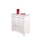 Inter link commode lovi blanc bois massif