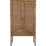 Armoire en cannage et bois 2 portes - tiki - rendez - vous d�co