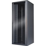 Baie rseau 42u 800x800 waytex 37441m baie de brassage informatique 19 pouces avec porte vitre ? noir ...