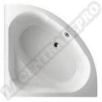 Baignoire domo 135 x 135 cm avec pieds quick clip - jacob delafon - e60223 - 00