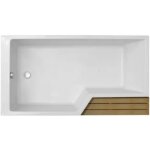 Baignoire bain douche jacob delafon neo - blanc - 180 x 70 / 90 - version gauche