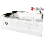 Baignoire balno - simba - mimi - chromothrapie - 2 personnes - radio - spa 175x132cm