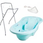 Baignoire bébé avec réducteur intégré bleu - mon mobilier design - dès la naissance - mixte - rigide Baignoire bébé avec réducteur intégré bleu - mon mobilier design - dès la naissance - mixte - rigide