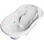 Baignoire bébé avec réducteur intégré gris / sans option Baignoire bébé avec réducteur intégré gris / sans option