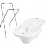 Baignoire bébé avec réducteur intégré - mon mobilier design - blanc - thermomètre - pied Baignoire bébé avec réducteur intégré - mon mobilier design - blanc - thermomètre - pied