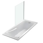 Baignoire jacob delafon corvette 170x75 cm + pare bain