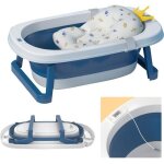 Sinbide baignoire bébé pliable Évolutive - thermomètre bouchon de vidange coussin de bain dès la naissance ... Sinbide baignoire bébé pliable Évolutive - thermomètre bouchon de vidange coussin de bain dès la naissance ...