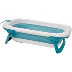 Baignoire pliable - thermobaby - balna - compact - bouchon de vidange - jusqu 18 mois - bleu