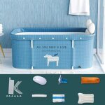 Baignoire portative pliable adulte120cm antidrapant baignoires portable mobile pour douchespa baignoire ...